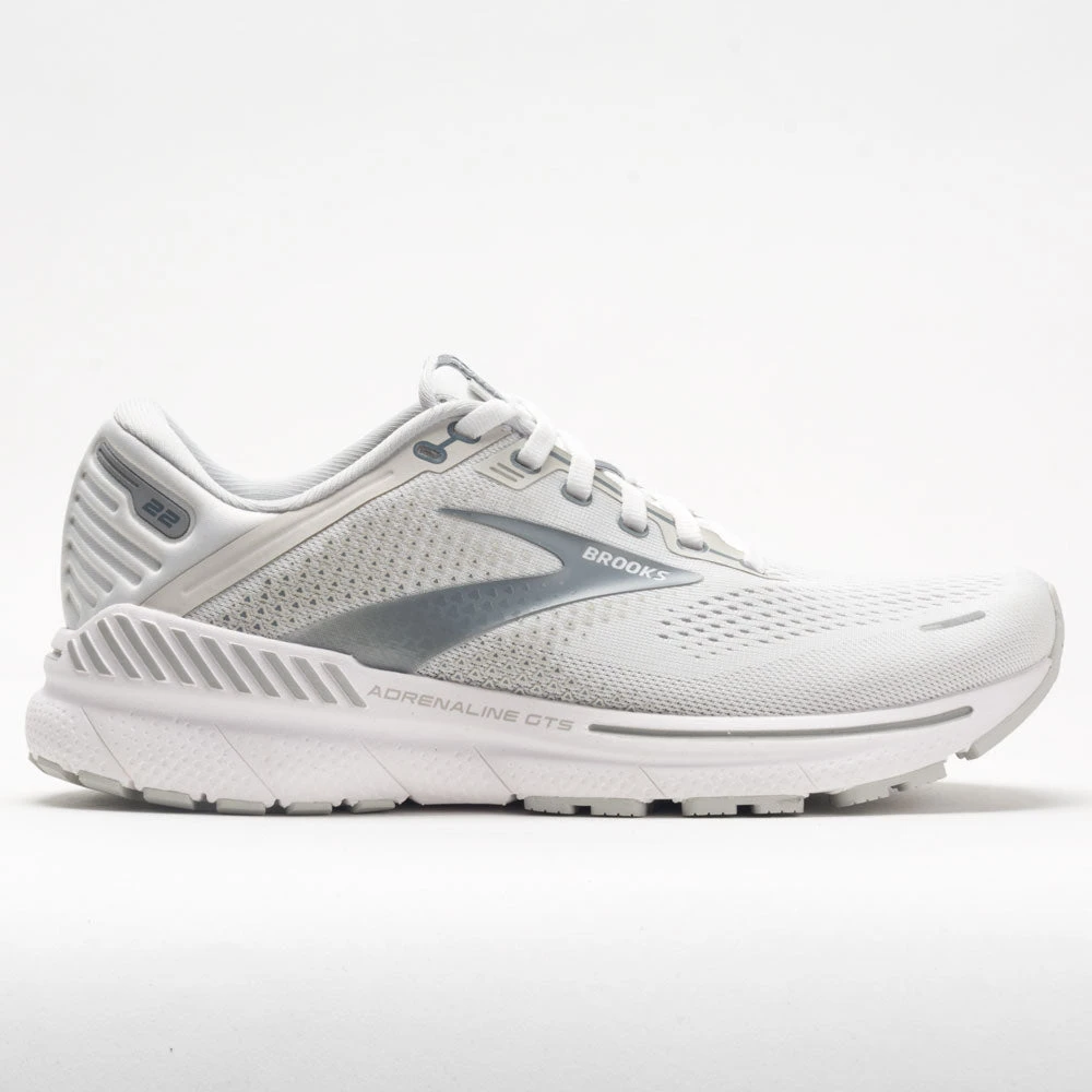 Brooks Adrenaline GTS 22 Women's White/Oyster/Primer Gray 1 Brooks Adrenaline GTS 22 Women's White/Oyster/Primer Gray