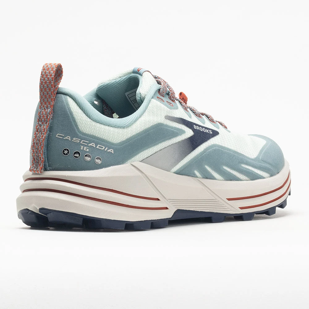 Brooks Cascadia 16 Women's Aqua/Tourmaline/Rooibos Tea 6 Brooks Cascadia 16 Women's Aqua/Tourmaline/Rooibos Tea - Image 6