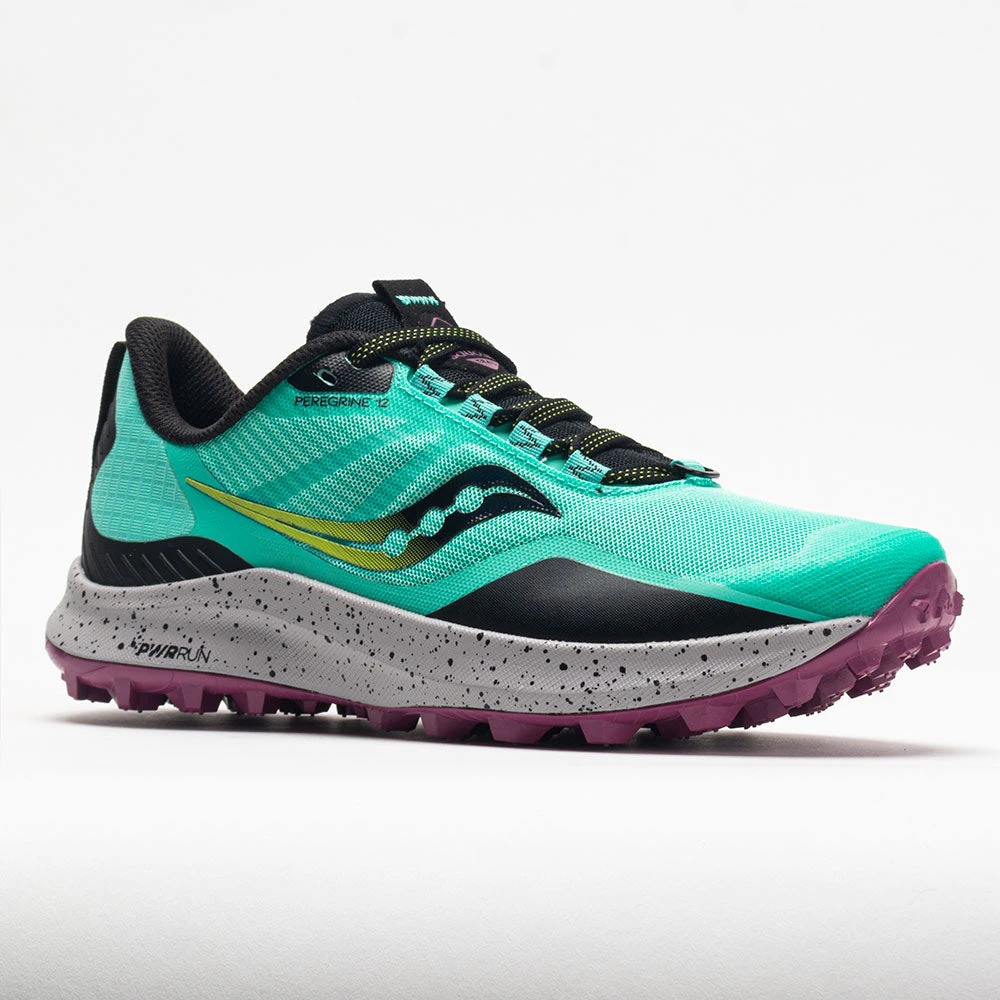 Saucony Peregrine 12 Women's Cool Mint/Acid 5 Saucony Peregrine 12 Women's Cool Mint/Acid - Image 5