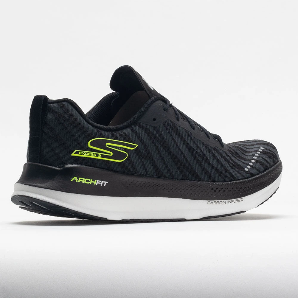 Skechers GOrun Razor Excess 2 Men's Black/White/Green 6 Skechers GOrun Razor Excess 2 Men's Black/White/Green - Image 6