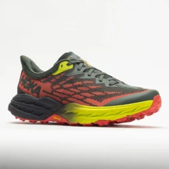 HOKA Speedgoat 5 Men's Thyme/Fiesta -Active Foot Shop 048562 5