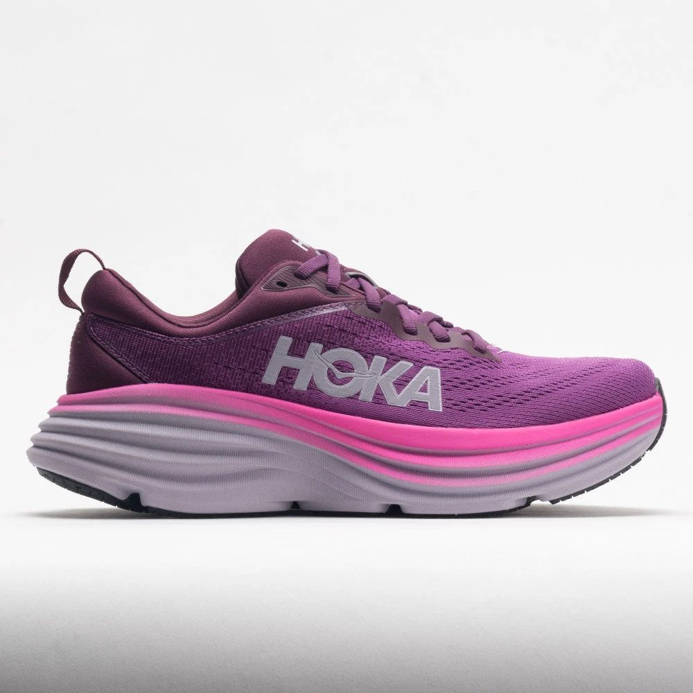 HOKA Bondi 8 Women's Beautyberry/Grape Wine 1 HOKA Bondi 8 Women's Beautyberry/Grape Wine