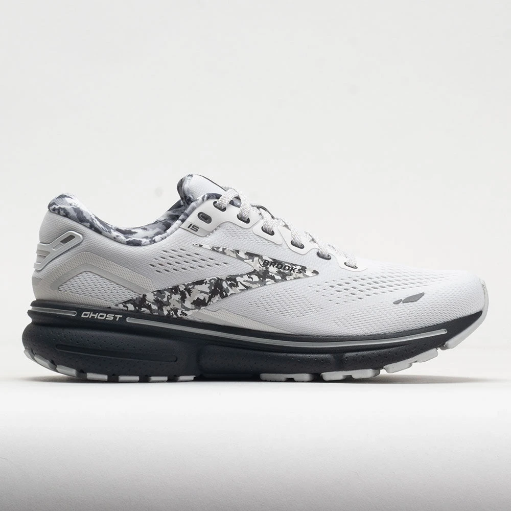 Brooks Ghost 15 Men's White/Ebony/Oyster 1 Brooks Ghost 15 Men's White/Ebony/Oyster