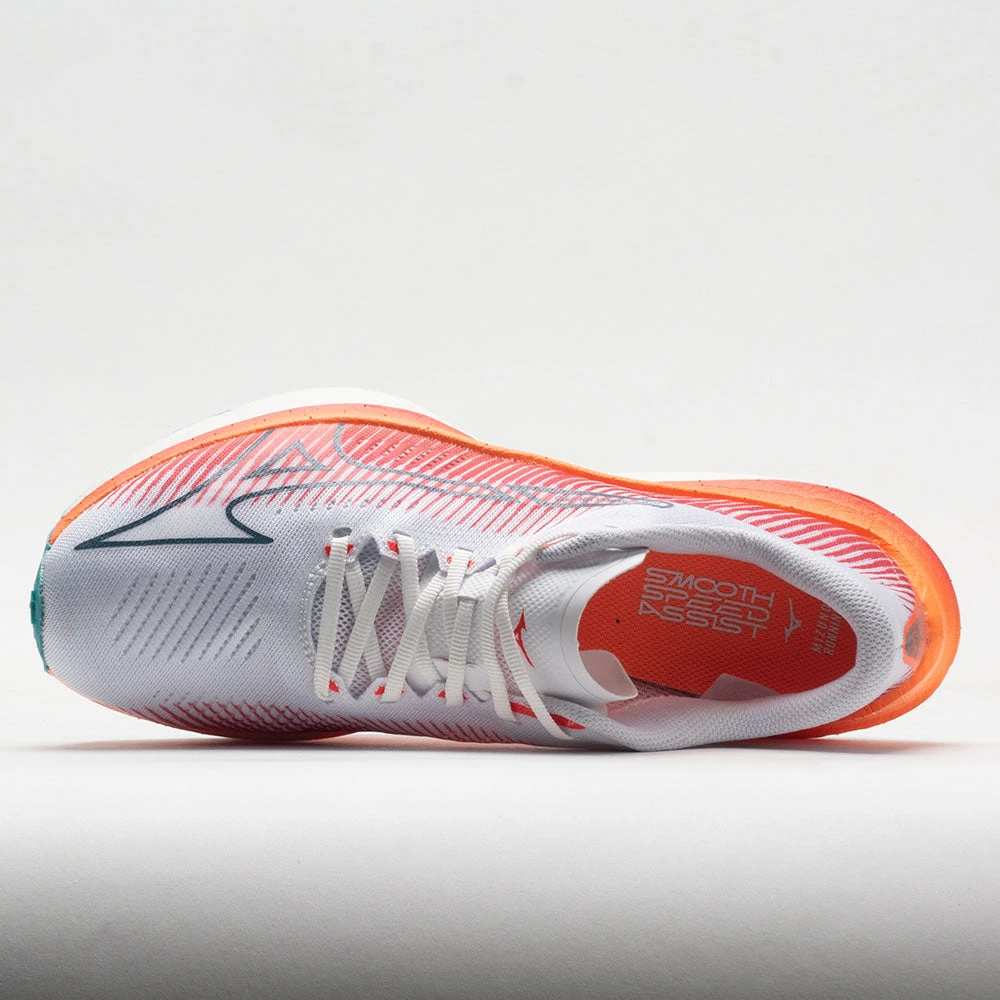 Mizuno Wave Rebellion Pro Men's White/Silver 3 Mizuno Wave Rebellion Pro Men's White/Silver - Image 3