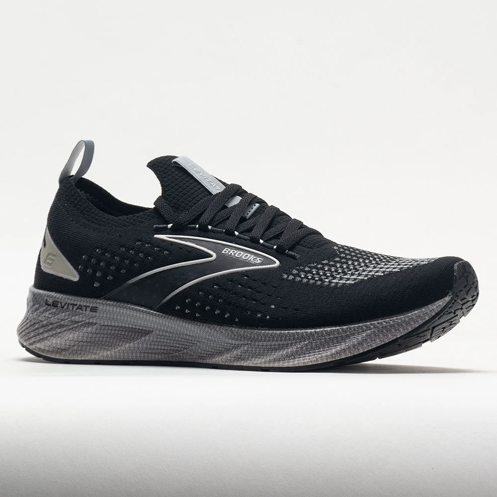 Brooks Levitate Stealthfit 6 Men's Black/Grey/Oyster 5 Brooks Levitate Stealthfit 6 Men's Black/Grey/Oyster - Image 5