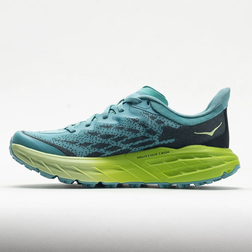 HOKA Speedgoat 5 Women's Coastal Shade/Green Glow 2 HOKA Speedgoat 5 Women's Coastal Shade/Green Glow - Image 2