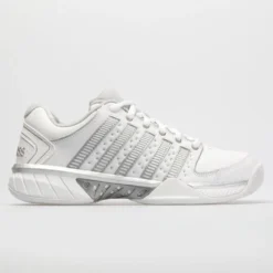 K-Swiss Hypercourt Express Leather Women's White/Silver/Glacier Gray