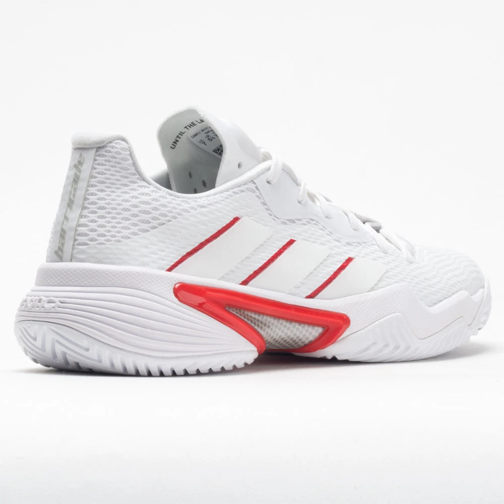 Adidas Barricade Women's White/Silver Metallic/Grey 6 Adidas Barricade Women's White/Silver Metallic/Grey - Image 6