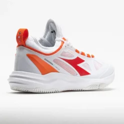 Diadora Speed Blushield Fly Clay Women's White/Fiery Red -Active Foot Shop 116606 6