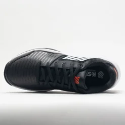 K-Swiss Court Express Men's Jet Black/White/Spicy Orange 8 K-Swiss Court Express Men's Jet Black/White/Spicy Orange -Active Foot Shop 116677 2