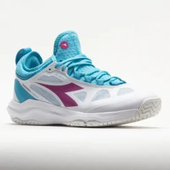 Diadora Speed Blushield Fly 3+ AG Women's White/Aquarius/ Rhodamine 10 Diadora Speed Blushield Fly 3+ AG Women's White/Aquarius/ Rhodamine -Active Foot Shop 116846 5