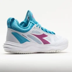 Diadora Speed Blushield Fly 3+ AG Women's White/Aquarius/ Rhodamine 11 Diadora Speed Blushield Fly 3+ AG Women's White/Aquarius/ Rhodamine -Active Foot Shop 116846 6