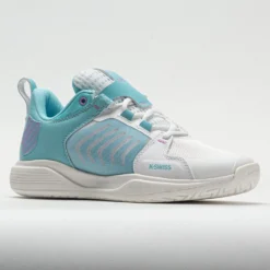 K-Swiss Ultrashot Team Women's Brilliant White/Angel Blue/Sheer Lilac -Active Foot Shop 116903 5