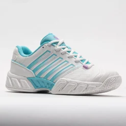 K-Swiss Bigshot Light 4 Women's Brilliant WhiteAngel Blue/Sheer Lilac -Active Foot Shop 116921 5