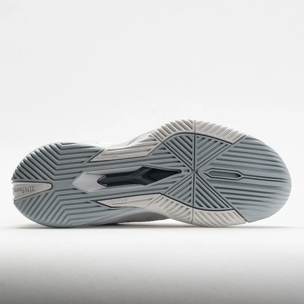 Wilson Rush Pro 4.0 Men's White/White/Pearl Blue 4 Wilson Rush Pro 4.0 Men's White/White/Pearl Blue - Image 4