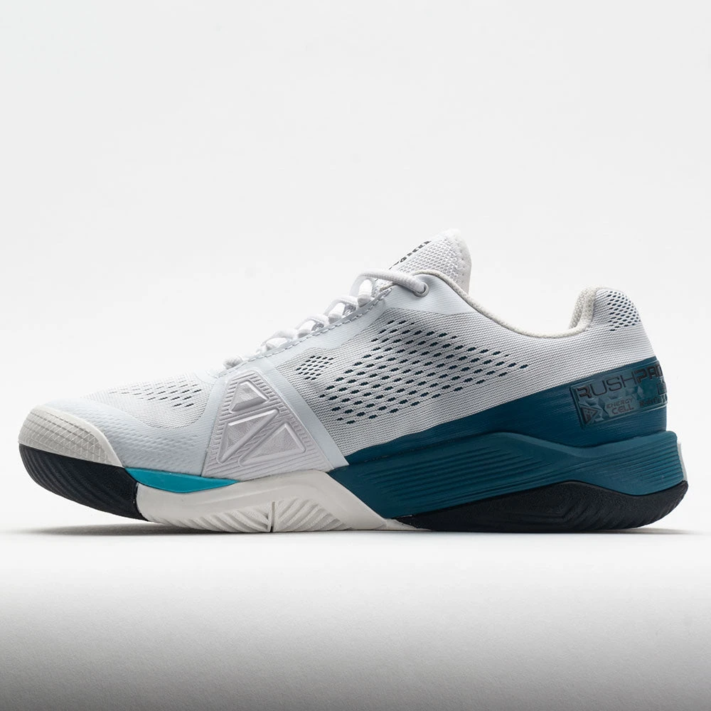 Wilson Rush Pro 4.0 Men's White/Blue Coral/Blue Atoll 2 Wilson Rush Pro 4.0 Men's White/Blue Coral/Blue Atoll - Image 2