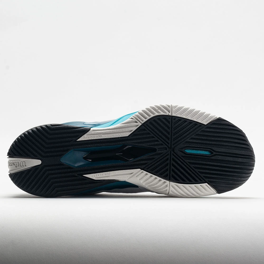 Wilson Rush Pro 4.0 Men's White/Blue Coral/Blue Atoll 4 Wilson Rush Pro 4.0 Men's White/Blue Coral/Blue Atoll - Image 4