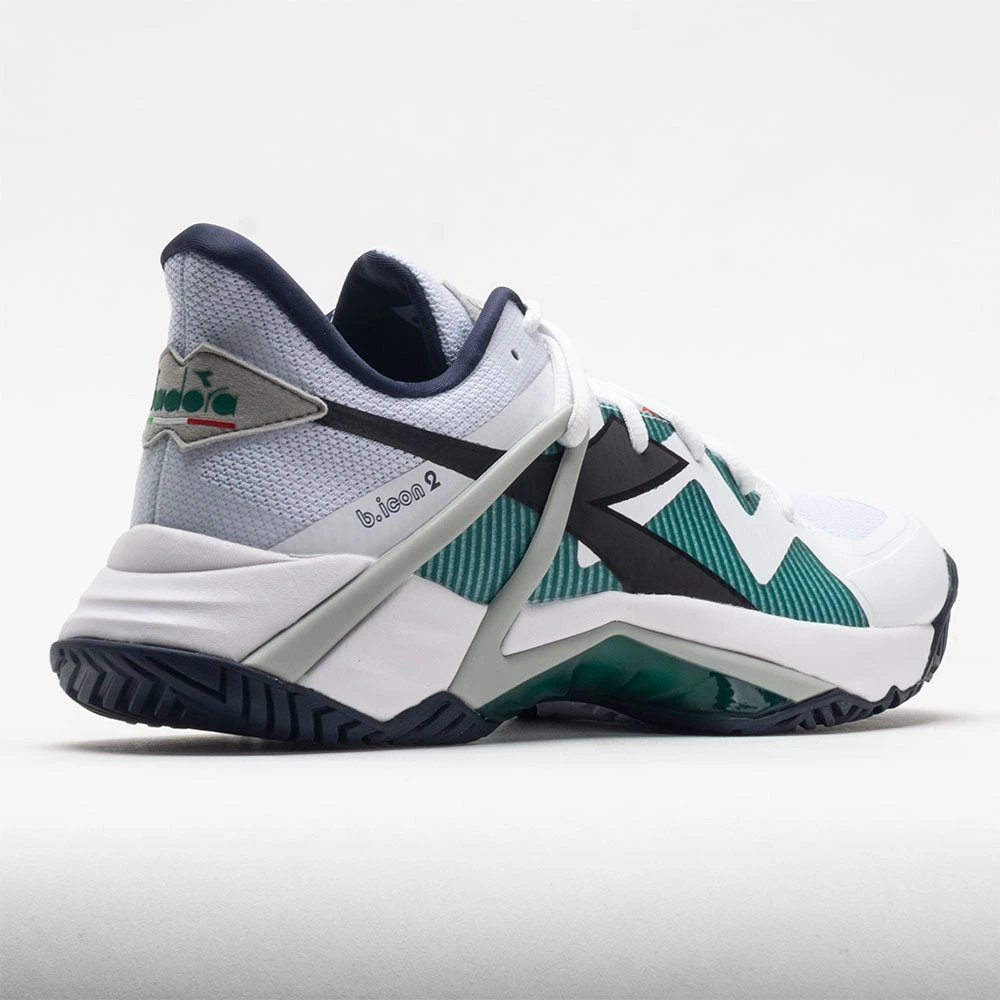Diadora B.Icon 2 AG Men's White/Black/Blue Corsair 6 Diadora B.Icon 2 AG Men's White/Black/Blue Corsair - Image 6