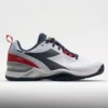 Diadora Blushield Torneo 2 AG Men's White/Blue Corsair/Fiery Red