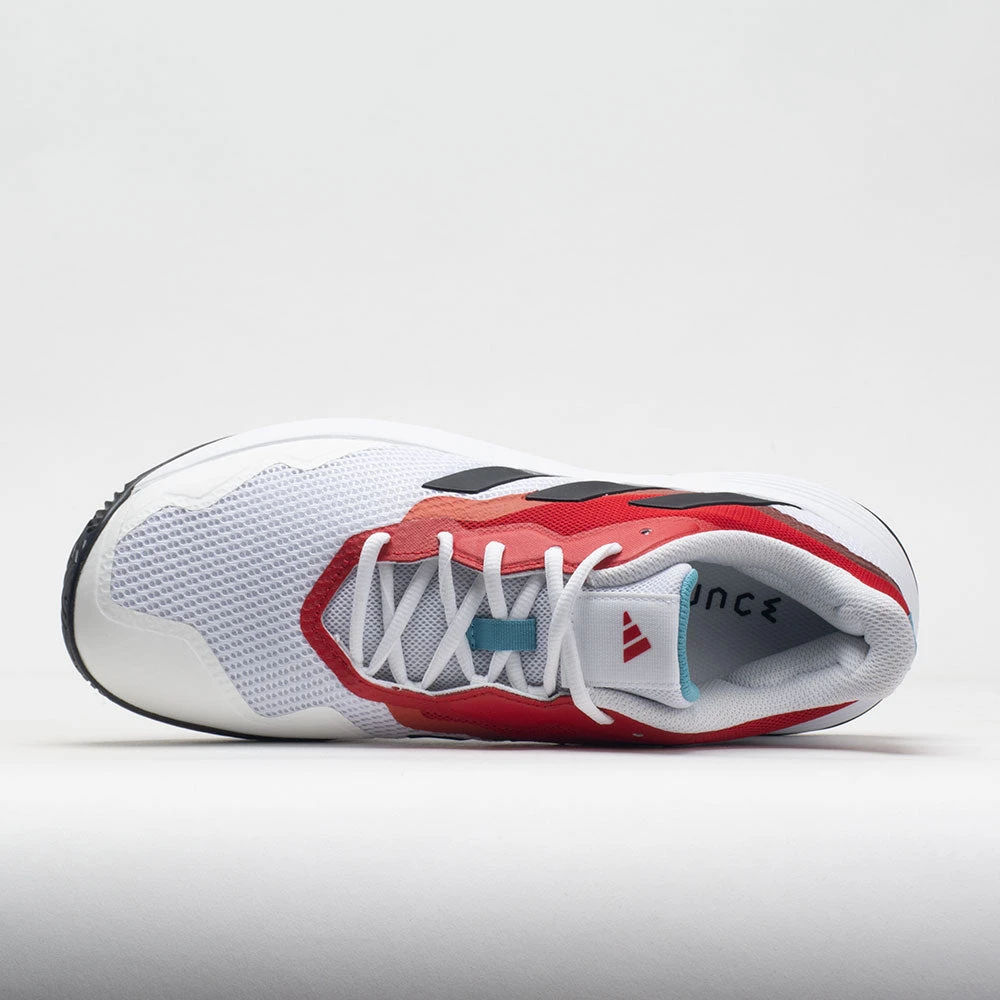 Adidas CourtJam Control Men's White/Black/Better Scarlet 3 Adidas CourtJam Control Men's White/Black/Better Scarlet - Image 3