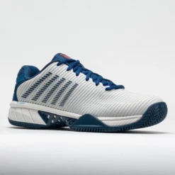 K-Swiss Hypercourt Express 2 Clay Men's Blanc De Blanc/Blue Opal/Lolli 10 K-Swiss Hypercourt Express 2 Clay Men's Blanc De Blanc/Blue Opal/Lolli -Active Foot Shop 117130 5