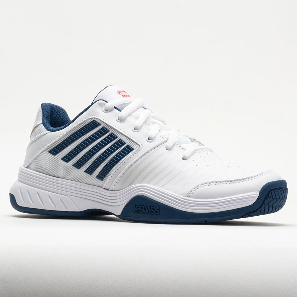 K-Swiss Court Express Men's White/Blue Opal/Lollipop 5 K-Swiss Court Express Men's White/Blue Opal/Lollipop - Image 5