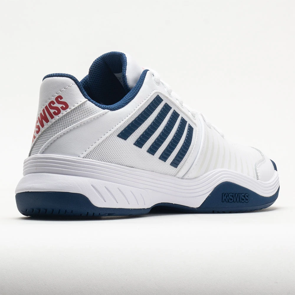 K-Swiss Court Express Men's White/Blue Opal/Lollipop 6 K-Swiss Court Express Men's White/Blue Opal/Lollipop - Image 6