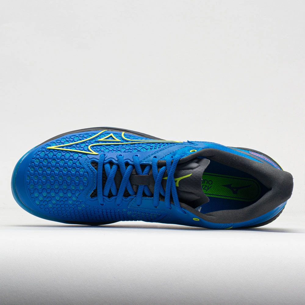 Mizuno Wave Exceed Tour AC 5 Men's Peace Blue/Acid Lime 3 Mizuno Wave Exceed Tour AC 5 Men's Peace Blue/Acid Lime - Image 3
