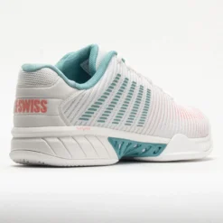 K-Swiss Hypercourt Express 2 Women's Blanc De Blanc/Nile Blue/Desert 11 K-Swiss Hypercourt Express 2 Women's Blanc De Blanc/Nile Blue/Desert -Active Foot Shop 117153 6