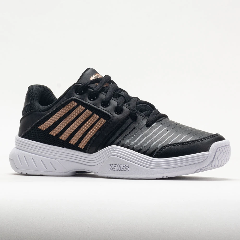 K-Swiss Court Express Women's Black/White/Rose Gold 5 K-Swiss Court Express Women's Black/White/Rose Gold - Image 5