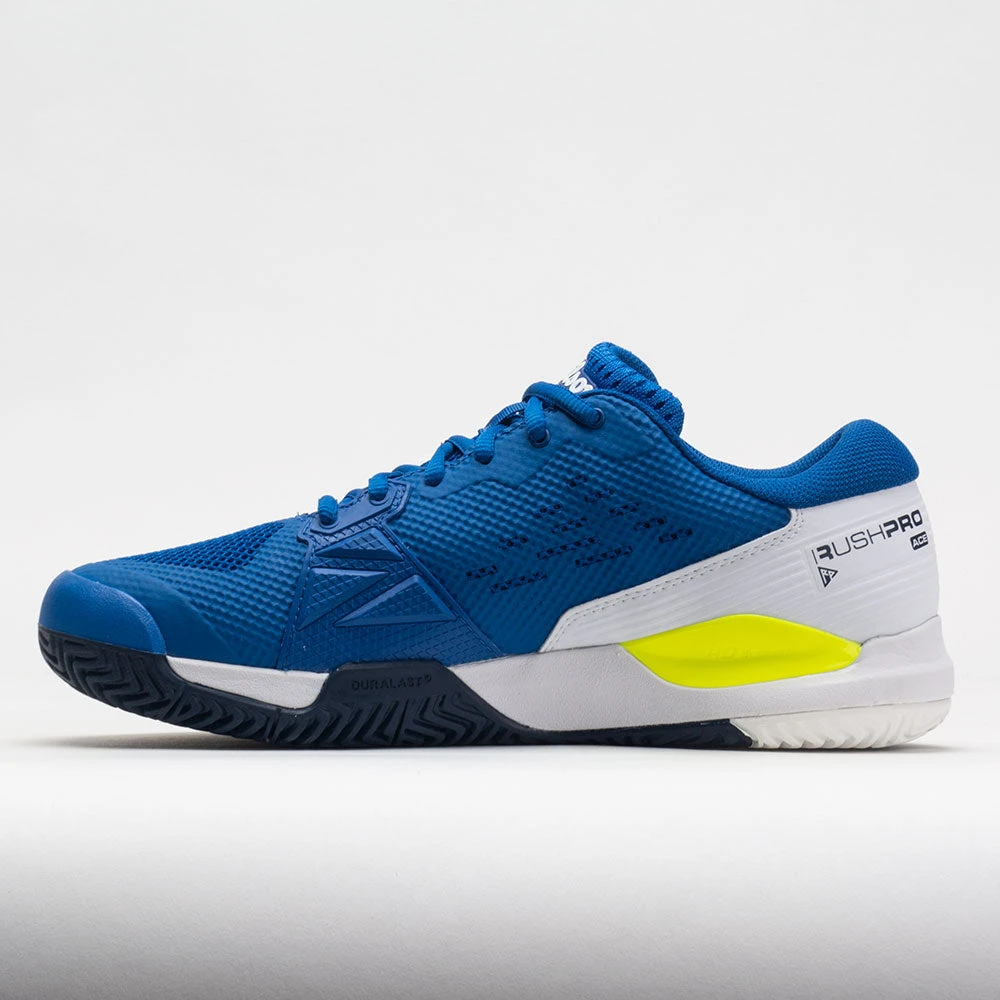 Wilson Rush Pro Ace Men's Lapis Blue/White/Safety Yellow 2 Wilson Rush Pro Ace Men's Lapis Blue/White/Safety Yellow - Image 2