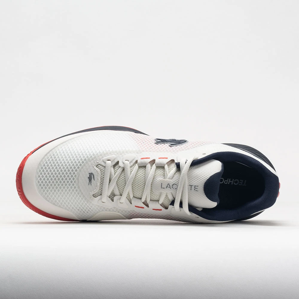 Lacoste Tech Point Men's Off White/Navy Blue 3 Lacoste Tech Point Men's Off White/Navy Blue - Image 3