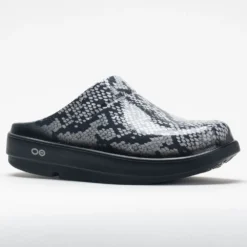 OOFOS OOcloog Limited Women's Black/Snakeskin 10 OOFOS OOcloog Limited Women's Black/Snakeskin -Active Foot Shop 631220 5